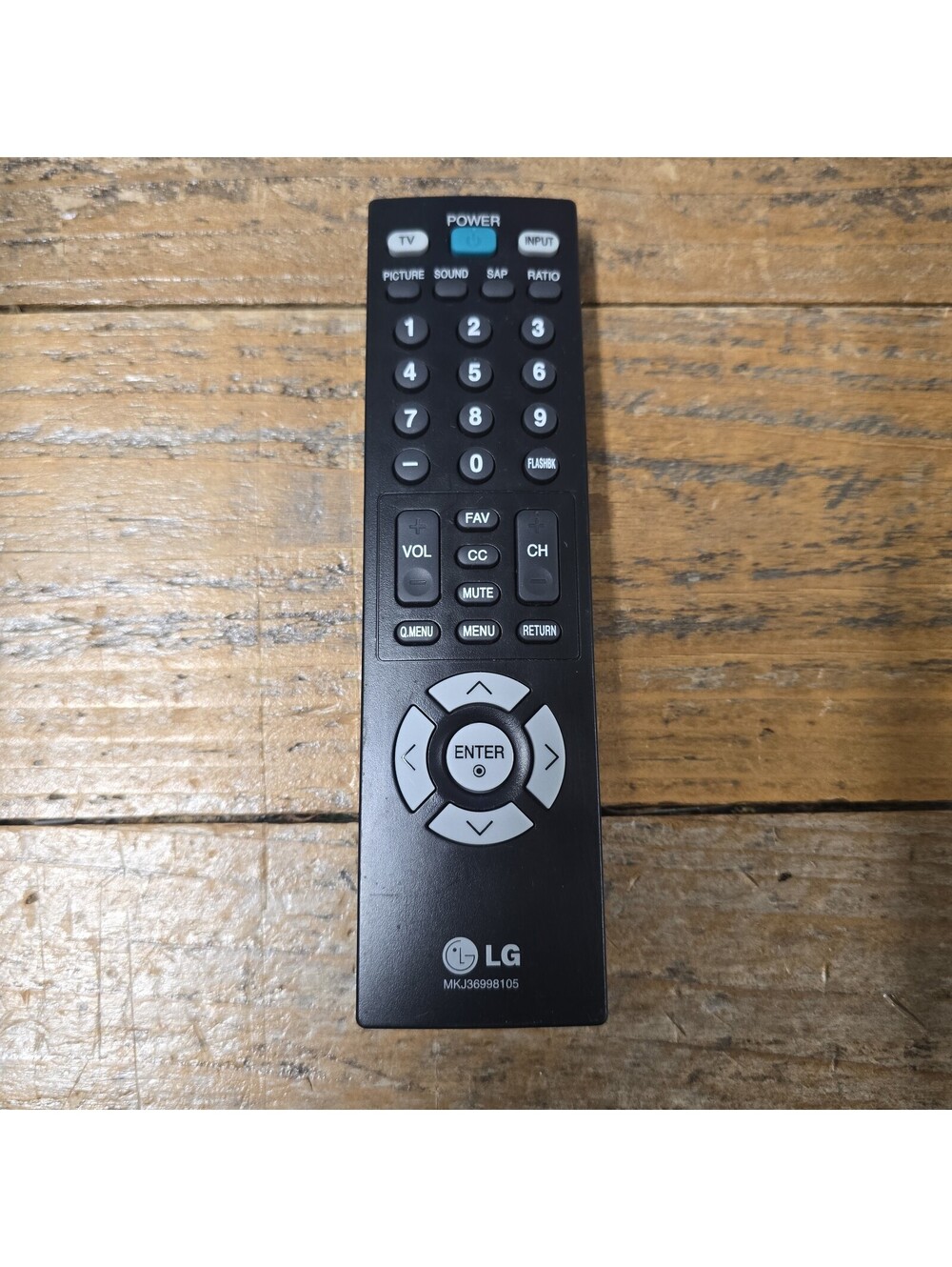 LG Remote Control MKJ36998105 For 19LF10 22LG30UA TV Genuine Tested Works OEM